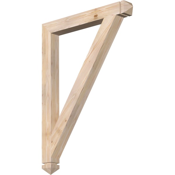 Ekena Millwork Traditional Arts & Crafts Smooth Bracket, Douglas Fir, 3 1/2"W x 32"D x 44"H BKT04X32X44TRA03SDF - main